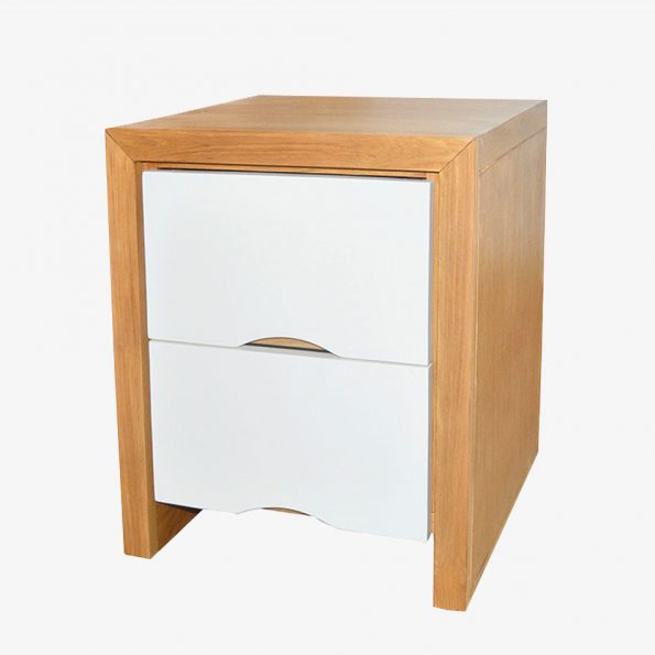 Night Stand Surya 2 Drawers Teckococo Wooden Furniture